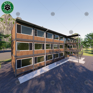 Fast LCL Packed 20ft Casa de contenedores de acero móvil residencial para hoteles Parques Quioscos al aire libre-Oficinas de talleres de sándwich hechos - Product Image 6