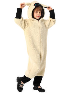 Adorable Disfraz de Oveja para Niños - Traje de Animal de Peluche Suave de Cuerpo Completo para Jardín de Infancia, Sesiones de Fotos y Día del Niño - Product Image 3