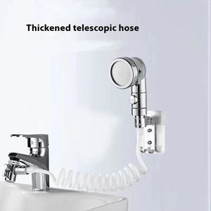 Robinet Shattaf rétractable avec buse d'appoint de plateau de shampoing externe pour les applications de toilette de lavage de cuisine à main - Product Image 2