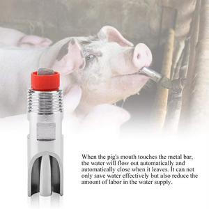 Équipement d'élevage porcin, abreuvoir à tétine pour porcs, abreuvoirs à tétine en acier inoxydable pour truies et porcelets - Product Image 4
