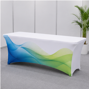 Vente en gros de nappe tricotée personnalisée rouleau de nappe de massage housses de linge de fête bon marché housses de table de canapé 100x100 pour la fête - Product Image 1