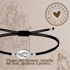 Vergine di Carmen bracciale in acciaio inox bella collana pendente Saint e cattolico ispirato gioielli bracciale - Product Image 4