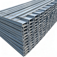 Profilés en acier au carbone Q235, poutres en U laminées à chaud pour la construction de structures de soutien et de cadres de construction