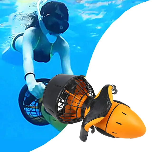 Dưới Nước Động Cơ Biển Scooter Scuba Diving Thiết Bị 300W Mini Xe Tay Ga Nước Dưới Nước Cánh Quạt RC Tàu Ngầm Booster