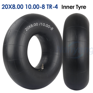 Cámaras de aire 8.00-8 10.00-8 con válvula TR-13, tubos de repuesto de alta resistencia para cortacéspedes, tractores, cortacéspedes de asiento y carros de golf - Product Image 1