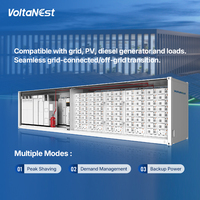 Conteneur de stockage de batterie LiFePO4 Voltanest OEM BESS 1MWH 2MWH 500Kw 1000Kw Système de stockage d'énergie solaire pour usage industriel