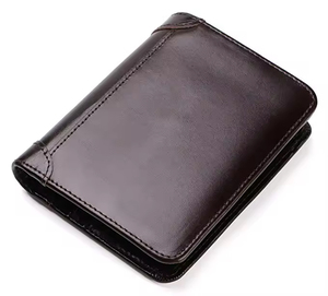 Men's <b>Wallet</b> Genuine Leather <b>Wallet</b> <b>Wallet</b> <b>RFID</b> <b>Blocking</b> Trifold Bifold Slim Extra Capacity Genuine Leather for Men Short - Product Image 4