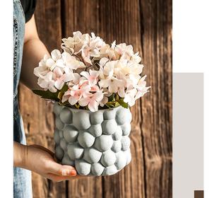 Couvertures de pots de fleurs en ciment durables et créatifs <span class=keywords><strong>Cactus</strong></span> Succulentes Jardinières de bureau à la mode Décoration de bureau de chambre à coucher personnalisée - Product Image 4