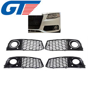 Coperchio fendinebbia dall'aspetto RS5 adatto per <span class=keywords><strong>Audi</strong></span> <span class=keywords><strong>A5</strong></span> B8 2004-2012 griglia <span class=keywords><strong>nera</strong></span> ABS - Product Image 2