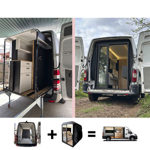 Camper Box para Van Mini Cama Conversión Modular 4x4 Barato Vehículo Minivan Camping Carevan - Product Image 3