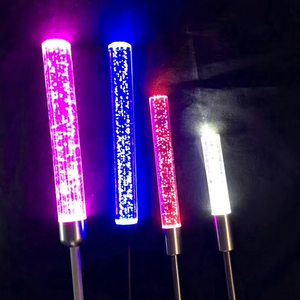ไฟ LED พลังงานแสงอาทิตย์หลากสีสัน ดีไซน์อะคริลิคแบบฟองอากาศ IP65 ขนาดเล็กสำหรับตกแต่งสวนกลางแจ้ง ทางเดินในสวน ได้รับการรับรองมาตรฐาน Rohs - Product Image 1