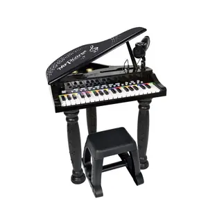 Musik instrument Spielzeug Klavier 37 Tasten Kinder multifunktion ale Musik Spielzeug elektronische Orgel Tastatur mit Mikrofon und Telefon verbinden