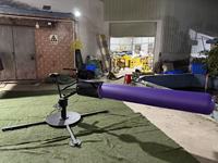EASYFUN : Jeu de vélo gonflable Wipeout personnalisé en usine, parcours d'obstacles interactif rotatif, défi Meltdown, sport de saut