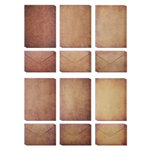 Vente <span class=keywords><strong>en</strong></span> gros d'enveloppes vintage <span class=keywords><strong>en</strong></span> <span class=keywords><strong>papier</strong></span> kraft métal de qualité supérieure lettres d'amour manuscrites A5 logo personnalisé avec sangles décorations - Product Image 4