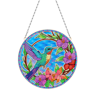 Mandala Hoa Con Chó Bò Cú Bằng Gỗ Tự Làm Treo Kim Cương Sơn Mặt Dây Chuyền Kit - Product Image 3