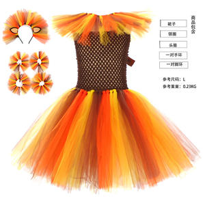Costumi da Leone della Giungla per Bambine, Abiti per Natale e Halloween con Polsini e Cavigliere, Tutù da Principessa per Balletto - Product Image 4