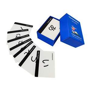 Cartes flash personnalisées multilingues pour l'apprentissage des langues pour enfants avec séparateurs, pour usage familial, écologiques et durables - Product Image 3