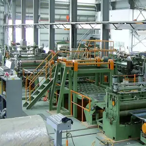 full steel sheet metal coil length line slitting machinery