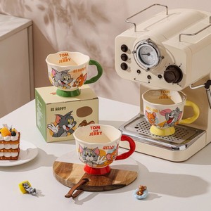 Tom And Jerry <b>Ceramic</b> <b>Mug</b> Single Cup With Handle Cartoon Design For Gift Home Office Use - Product Image 2