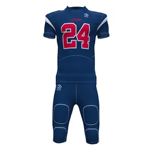 High grate american cheap oem sublimation print football jersey suit made in china