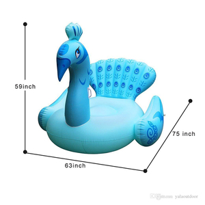 Thổi lên con công hồ bơi floaters <span class=keywords><strong>Inflatable</strong></span> nước Float cho người lớn - Product Image 4