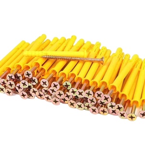 Vendite calde telaio in Nylon giallo fissaggio spina a muro espansa ancore in plastica nella confezione della scatola - Product Image 2