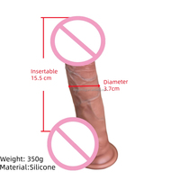 Masturbadores de Pene Grandes, Suaves e Impermeables, Juguetes Sexuales para Adultos, Producto para Mujeres, Dildo Realista de Silicona Líquida