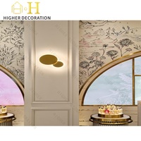 Vitrine de parfums de style artistique haut de gamme, design de meuble à parfums, luminaire de plafond circulaire, présentoir de parfums