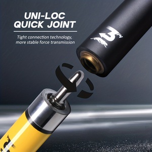 ไม้คิวพูลระดับมืออาชีพ PREOAIDR 3142 Q7 ซีรีส์ 58 นิ้ว พร้อมก้านคาร์บอนเมเปิลแบบ Low-Deflection หัวคิวขนาด 12.5 มม. แบบเรนโบว์ทิป ข้อต่อแบบ Quick Joint - Product Image 3