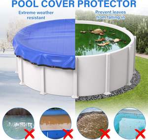 Couverture de <span class=keywords><strong>piscine</strong></span> <span class=keywords><strong>d</strong></span>'hiver en PVC poly robuste, adaptée à la taille de la <span class=keywords><strong>piscine</strong></span> 24 pi, couverture de <span class=keywords><strong>piscine</strong></span> <span class=keywords><strong>ronde</strong></span> <span class=keywords><strong>hors</strong></span> <span class=keywords><strong>sol</strong></span> - Product Image 3
