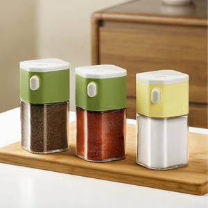 Juego de saleros y especieros al por mayor con control preciso, a prueba de humedad, para camping, con dosificación cuantitativa - Product Image 1