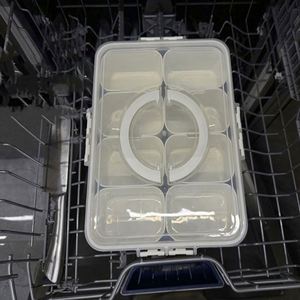 Plastic Eco-Friendly Five-Tier <b>Storage</b> Bins <b>Boxes</b> Refrigerator Frozen Divided Serving Tray Food Preservation <b>Kitchen</b> Fruit Fish - Product Image 3