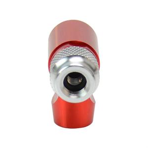 Pompe à <span class=keywords><strong>CO2</strong></span> portable en alliage d'aluminium pour vélo de <span class=keywords><strong>route</strong></span>, valve Presta et Schrader, mini-pompe à main <span class=keywords><strong>gonfleur</strong></span> - Product Image 2