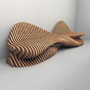 Banco de Servicio de Madera Elegante y de Lujo para Oficina, Aire Acondicionado, Parques, Gimnasios, Patios y Centros Comerciales - Duradero - Product Image 1