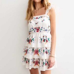 2025 Women's Custom Embroidery Mini Dress Casual Bohemian Short Women Dress - Product Image 1