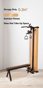 Macchina per Trazioni a <span class=keywords><strong>Parete</strong></span> in Legno per Body Building, Attrezzo Fitness <span class=keywords><strong>Lat</strong></span> Pulldown a Prezzo di Fabbrica - Product Image 3