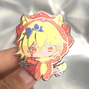 <span class=keywords><strong>Prix</strong></span> usine en alliage de Zinc moulé sous pression Badge dessin animé Anime épinglette personnalisé mignon paillettes dur émail broche pour cadeaux - Product Image 1