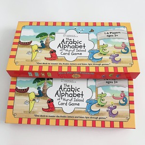 Service d'impression de jeu de cartes mémoire d'alphabet numérique <span class=keywords><strong>arabe</strong></span> animal des douanes pour enfants - Product Image 4