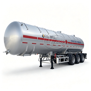 รถกึ่งพ่วงบรรทุกแก๊ส LPG ขนาดใหญ่ 60000 ลิตร 4 เพลา สำหรับขนส่งก๊าซโพรเพน - Product Image 4