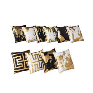 Irrégulier abstrait géométrique bronzant imprimé confortable doux jeter taies d'oreiller housses de coussin coquilles pour canapé canapé lit décor à la maison - Product Image 5