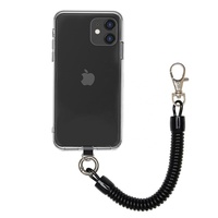 Sangle de sécurité rétractable, outil anti-perte, porte-clés élastique, sangle spirale élastique pour téléphone, cordon de sécurité, porte-clés