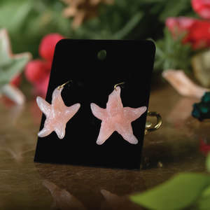 Pendientes de Estrella de Mar en Acero Inoxidable 316L con Baño de Oro PVD, Joyería de Moda Sostenible y Resistente - Product Image 3