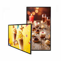 Pantalla de 43 Pulgadas, Montada en Pared, Android Full HD LCD, Señalización Digital, Monitor Publicitario, Cartel Digital LCD Comercial