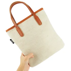 بالجملة دفتر حقيبة اللوحي-مخصص السيدات الأزياء حقيبة حمل حقيبة الكتان مفكرة صغيرة حقائب الكمبيوتر المحمول للنساء