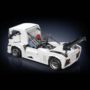 Knight Truck BRICK MOC Modèle DIY Assemblage Véhicule Construction Créative Blocs de Construction Ensemble pour Enfants Cadeau De Noël - Product Image 5