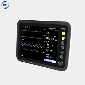 Monitor vital de pantalla LCD grande sistema de monitor central de luz de alarma dual Monitor de hospital