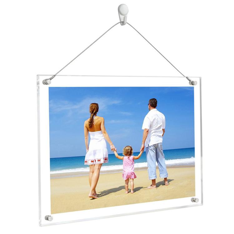 A4 Acrylic Photo Frame Transparent Crystal Desktop Certificate Business License Frame