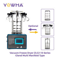Máquina de Liofilización al Vacío de Venta Directa de Fábrica con 0.1 ㎡   Liofilizador con Velocidad de Bombeo de 2L/S
