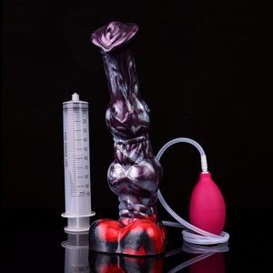 NNSX Dildo de Caballo de Fantasía con Eyaculación, Pene con Nudo Grande para Estimulación Vaginal y Anal, Dildo Eyaculador, Juguetes Sexuales para Mujeres - Product Image 2
