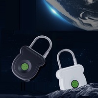 Cadenas antivol biométrique à empreinte digitale pour valise de voyage, tiroir, bagages extérieurs, avec câble en acier